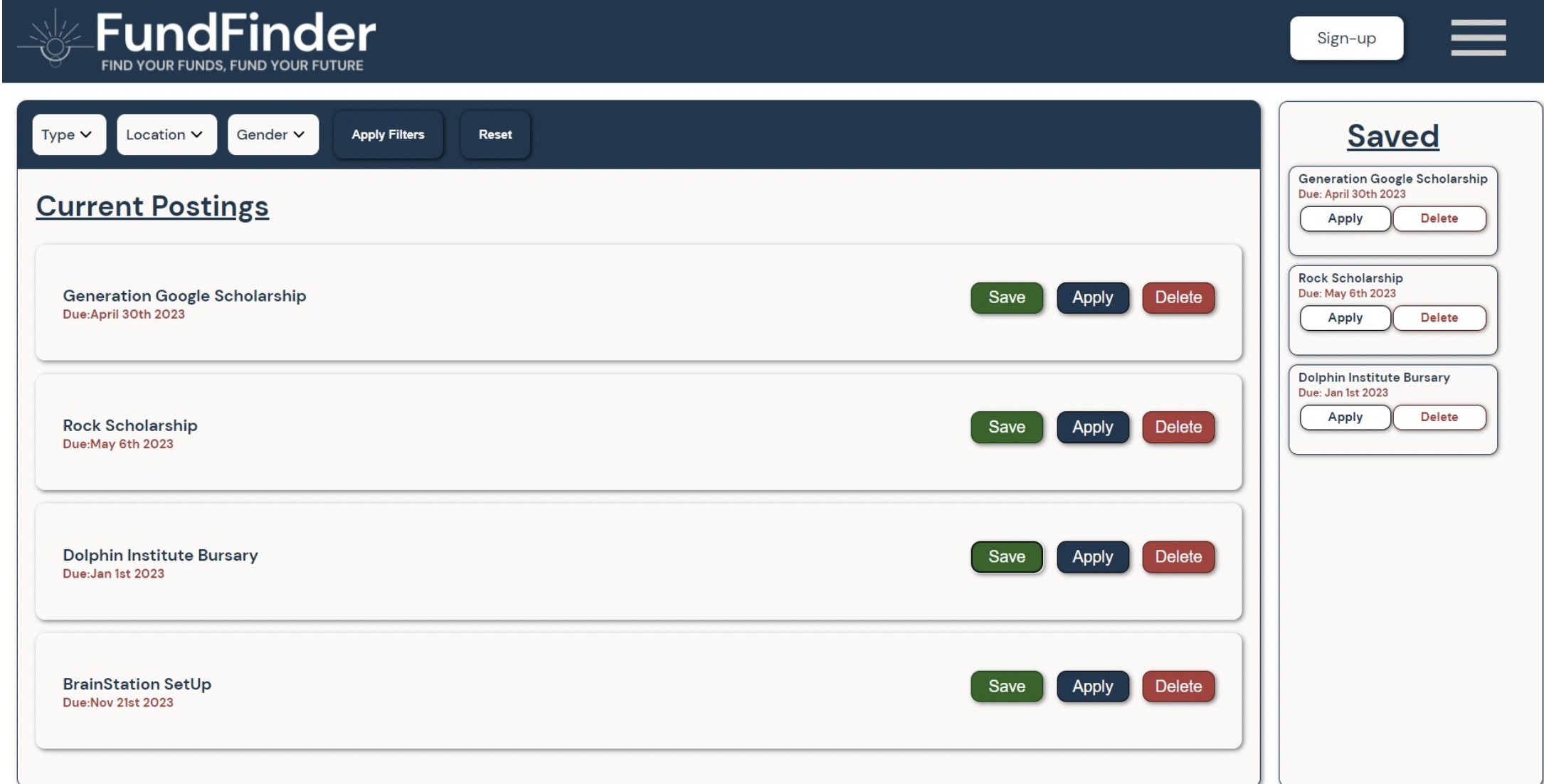 fundfinder preview